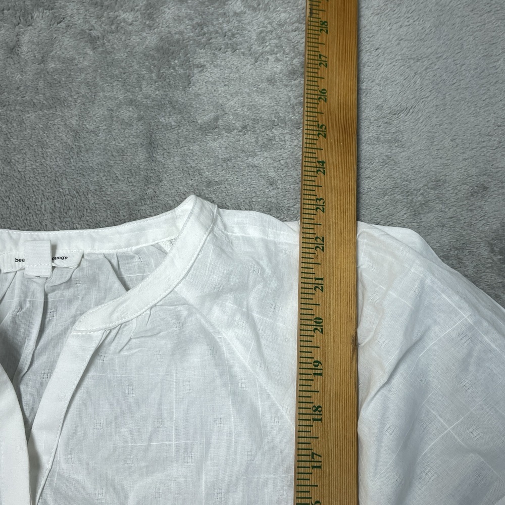 Beachlunchlounge Women's S Blouse White Cotton a2287 - Picture 3 of 8